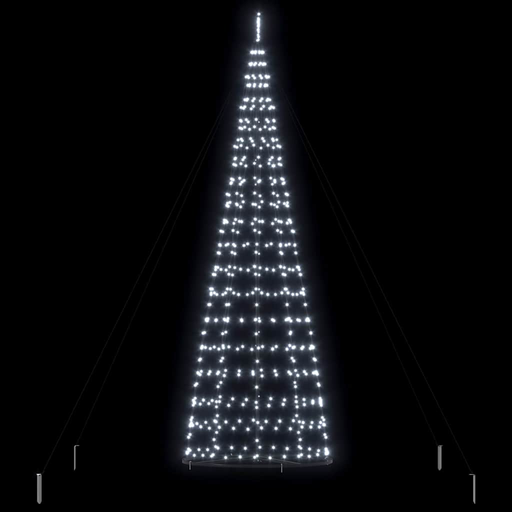 LED Χριστουγεννιάτικο Δέντρο με βάση Ψυχρό λευκό 400 cm Σίδερο