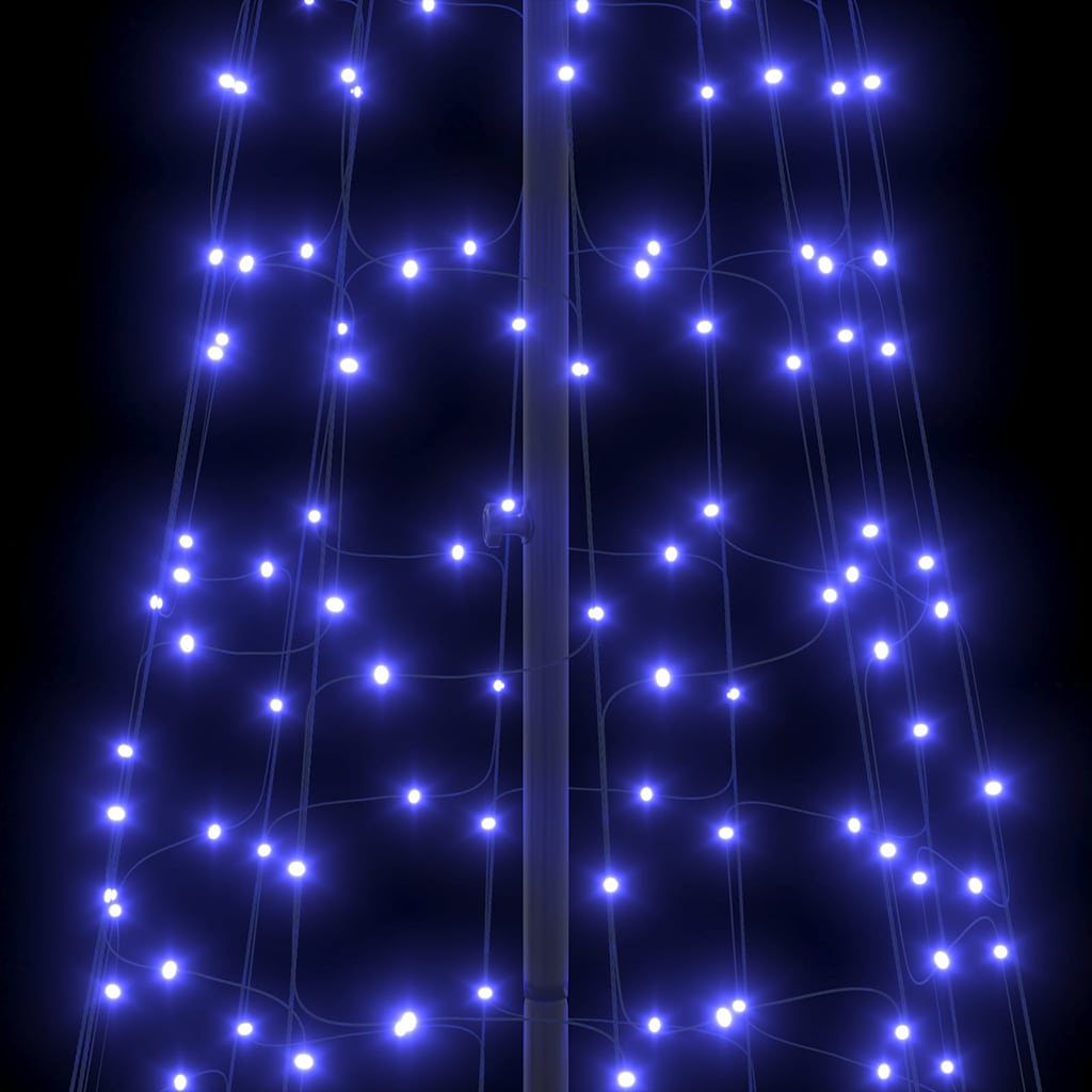 LED Χριστουγεννιάτικο Δέντρο EKENAS 400 εκ. 800 LED Μπλε Ατσάλι