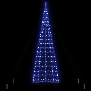 LED Χριστουγεννιάτικο Δέντρο EKENAS 400 εκ. 800 LED Μπλε Ατσάλι