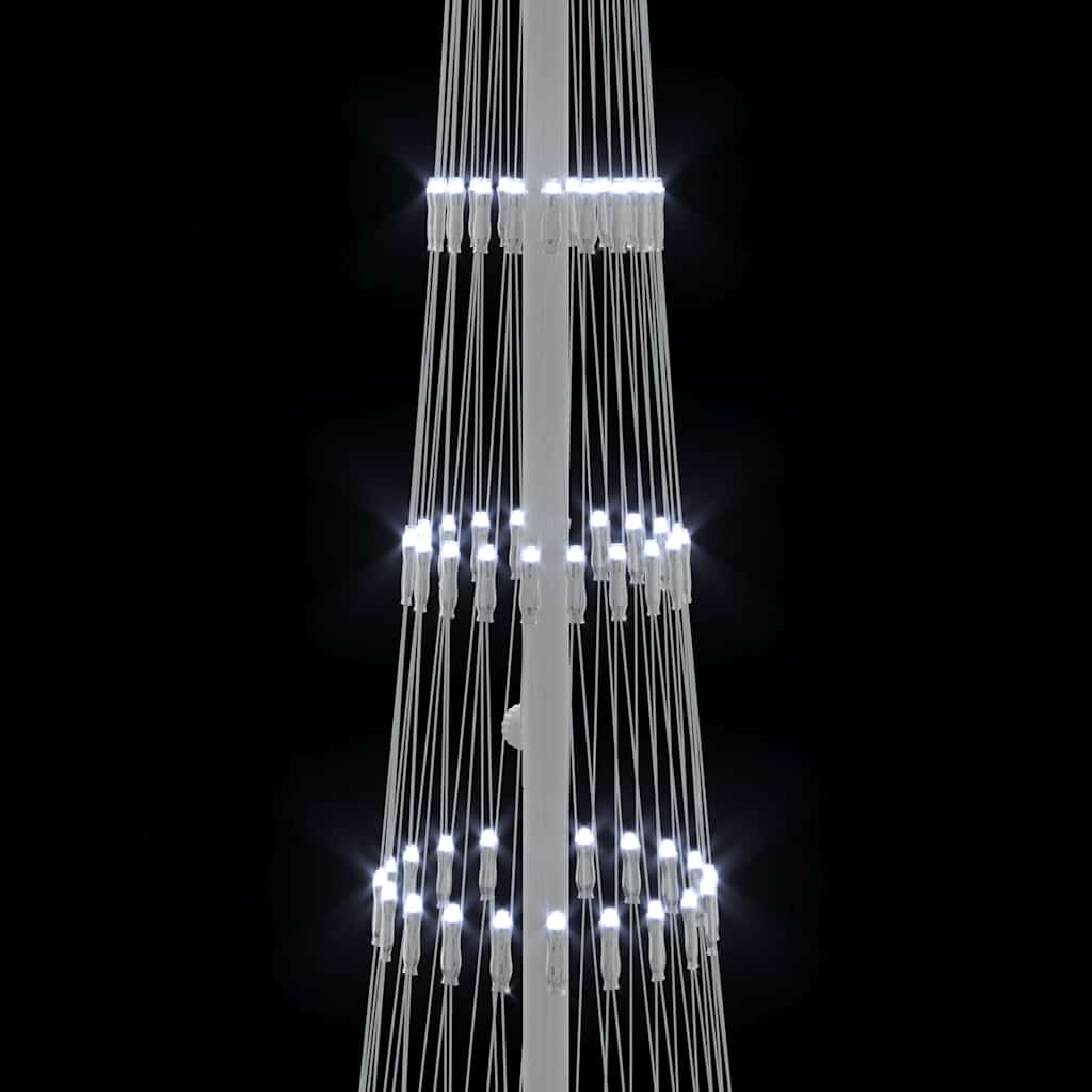 LED Χριστουγεννιάτικο Δέντρο Ψυχρό λευκό 51 x 51 x 190 εκ