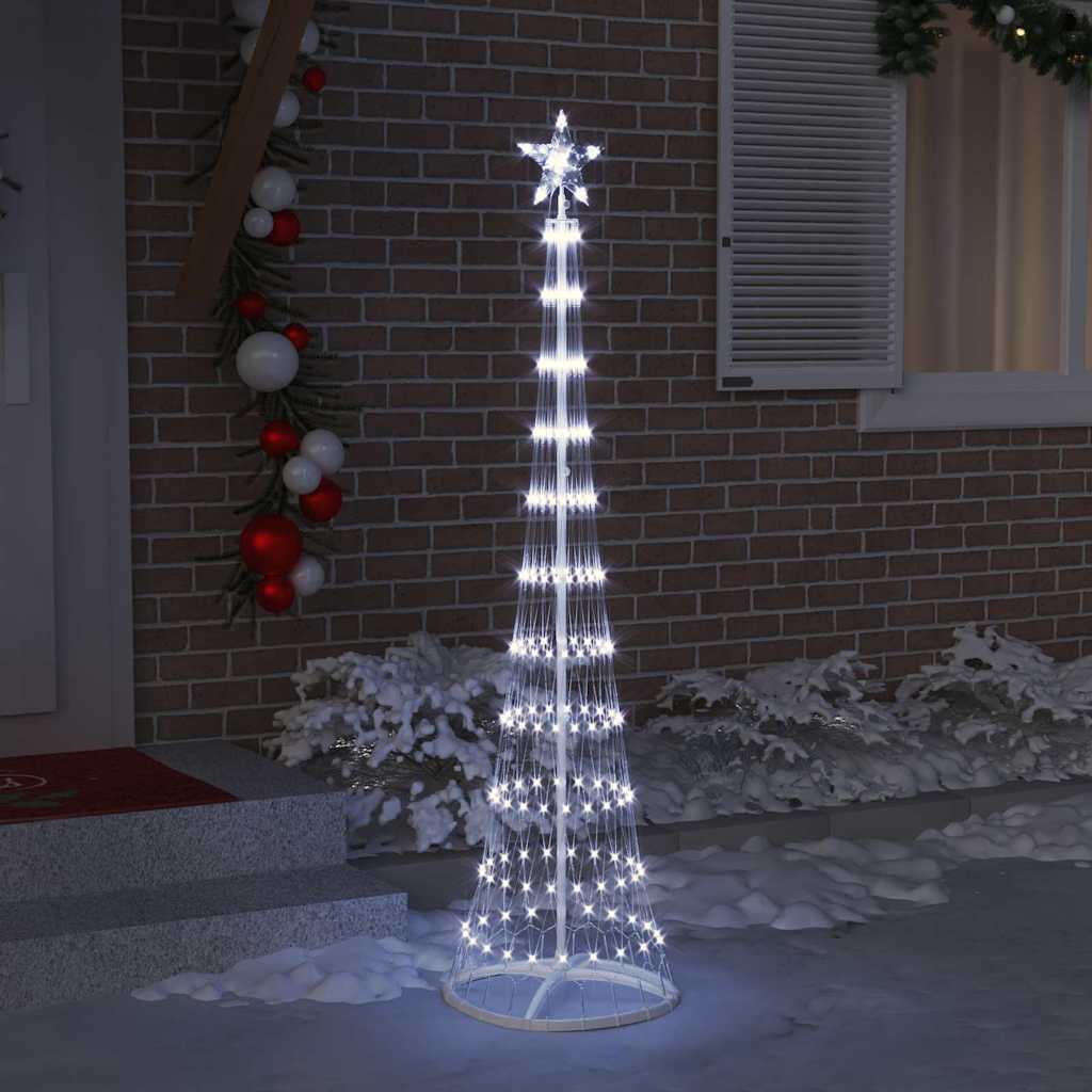 LED Χριστουγεννιάτικο Δέντρο Ψυχρό λευκό 51 x 51 x 190 εκ