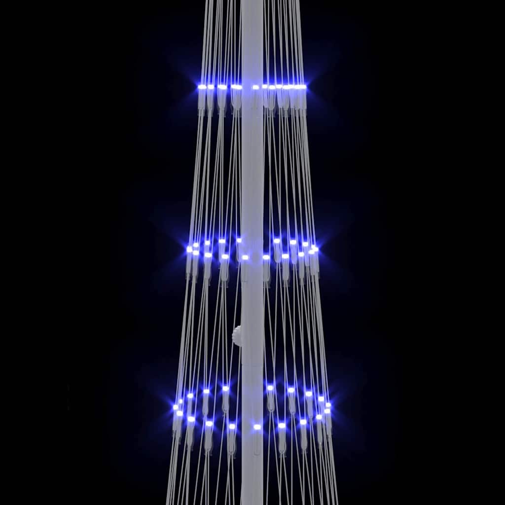 LED Χριστουγεννιάτικο Δέντρο Μπλε 51 x 51 x 190 εκ Μέταλλο - Pakobazaar