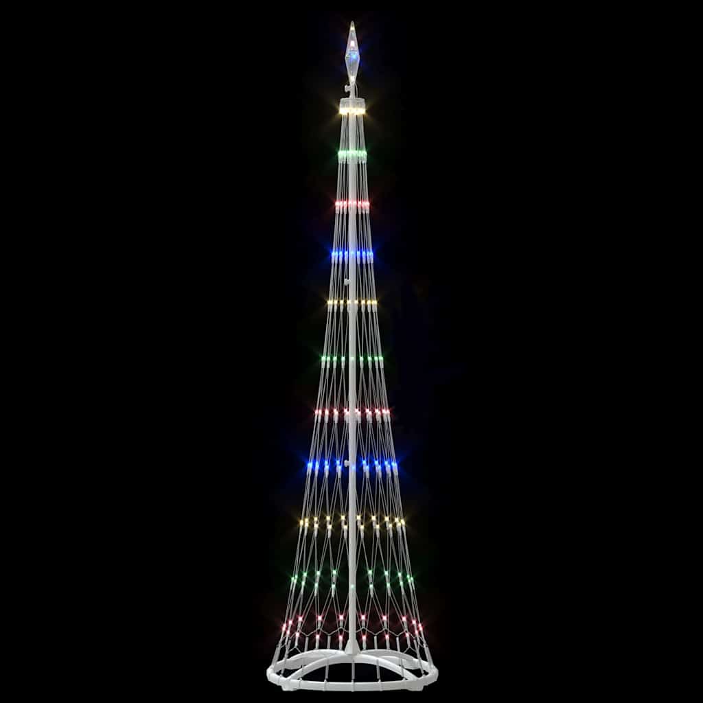 LED Χριστουγεννιάτικο Δέντρο Πολύχρωμο 51 x 51 x 190 εκ Μέταλλο - Pakobazaar