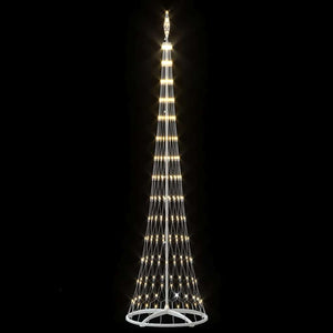 LED Χριστουγεννιάτικο Δέντρο Θερμό λευκό 70 x 70 x 250 εκ - Pakobazaar