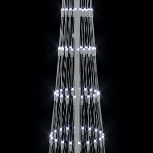 LED Χριστουγεννιάτικο Δέντρο Ψυχρό λευκό 70 x 70 x 250 εκ - Pakobazaar