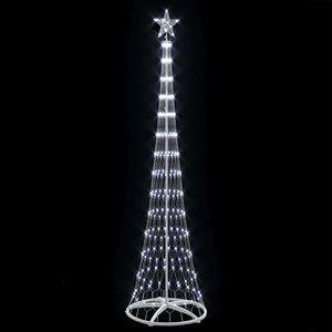 LED Χριστουγεννιάτικο Δέντρο Ψυχρό λευκό 70 x 70 x 250 εκ - Pakobazaar