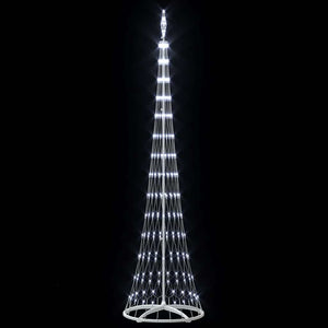LED Χριστουγεννιάτικο Δέντρο Ψυχρό λευκό 70 x 70 x 250 εκ - Pakobazaar