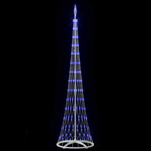 LED Χριστουγεννιάτικο Δέντρο Μπλε 70 x 70 x 250 εκ Μέταλλο - Pakobazaar