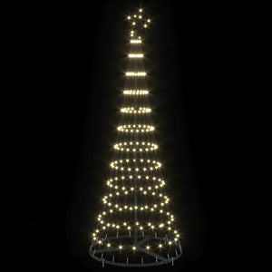LED Χριστουγεννιάτικο Δέντρο Θερμό λευκό 184,5 εκ. Μέταλλο - Pakobazaar