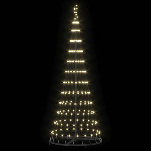 LED Χριστουγεννιάτικο Δέντρο Θερμό λευκό 184,5 εκ. Μέταλλο - Pakobazaar