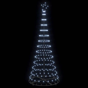 LED Χριστουγεννιάτικο Δέντρο Ψυχρό λευκό 250 cm Μέταλλο
