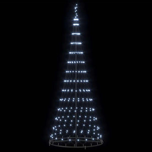 LED Χριστουγεννιάτικο Δέντρο Ψυχρό λευκό 250 cm Μέταλλο