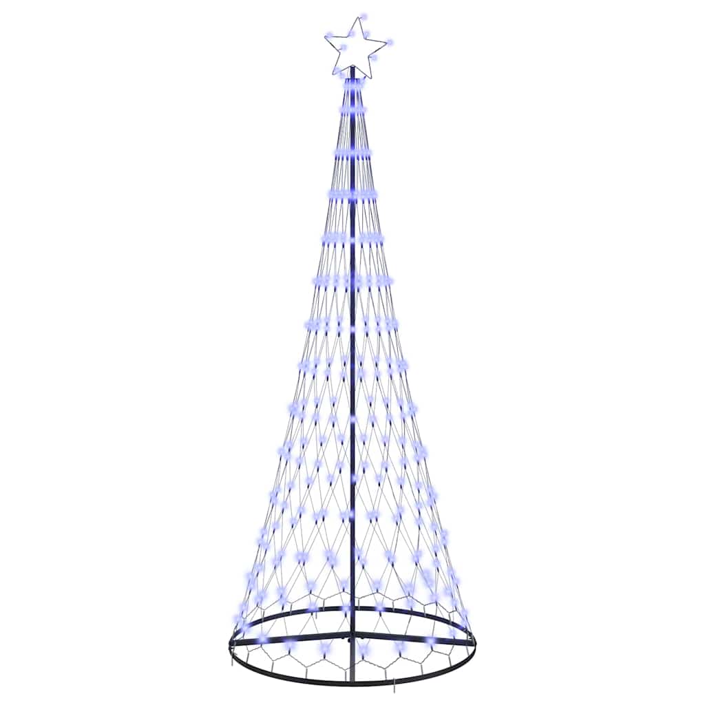 LED Χριστουγεννιάτικο Δέντρο με 295 LED Μπλε 250 cm Μέταλλο - Pakobazaar