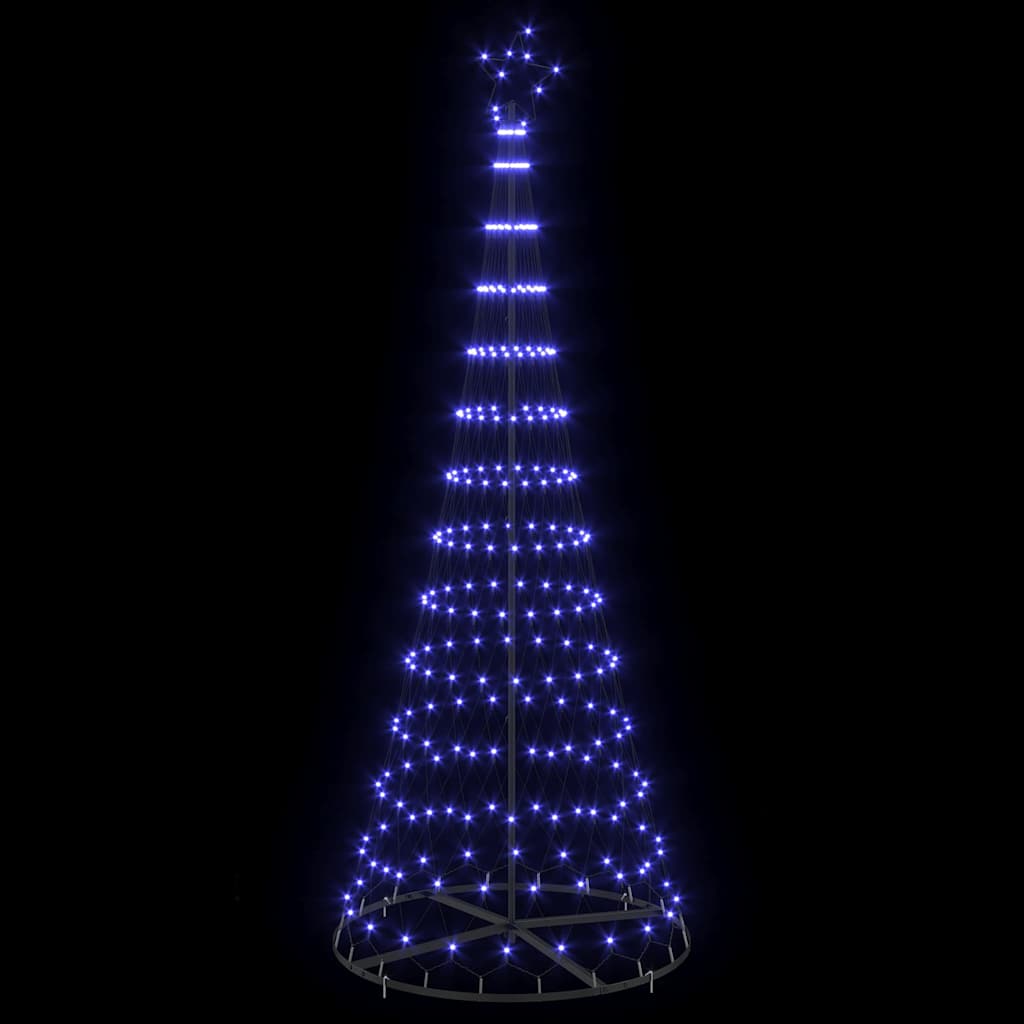 LED Χριστουγεννιάτικο Δέντρο με 295 LED Μπλε 250 cm Μέταλλο - Pakobazaar