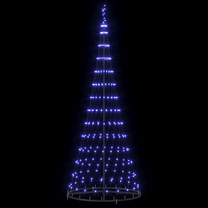 LED Χριστουγεννιάτικο Δέντρο με 295 LED Μπλε 250 cm Μέταλλο - Pakobazaar