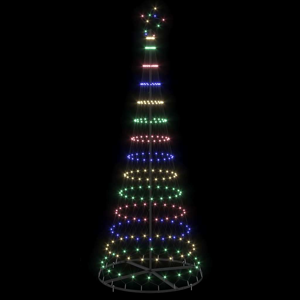 LED Χριστουγεννιάτικο Δέντρο Πολύχρωμο 250 cm Μέταλλο - Pakobazaar