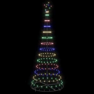 LED Χριστουγεννιάτικο Δέντρο Πολύχρωμο 250 cm Μέταλλο - Pakobazaar