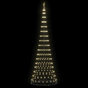 LED Χριστουγεννιάτικο Δέντρο Θερμό λευκό 302,5 εκ. Μέταλλο - Pakobazaar