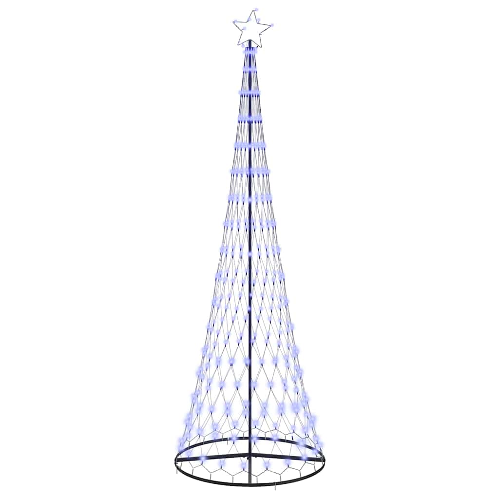 LED Χριστουγεννιάτικο Δέντρο με 355 LED Μπλε 184.5 εκ. Μέταλλο - Pakobazaar