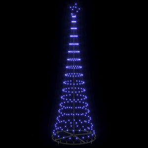 LED Χριστουγεννιάτικο Δέντρο με 355 LED Μπλε 184.5 εκ. Μέταλλο - Pakobazaar