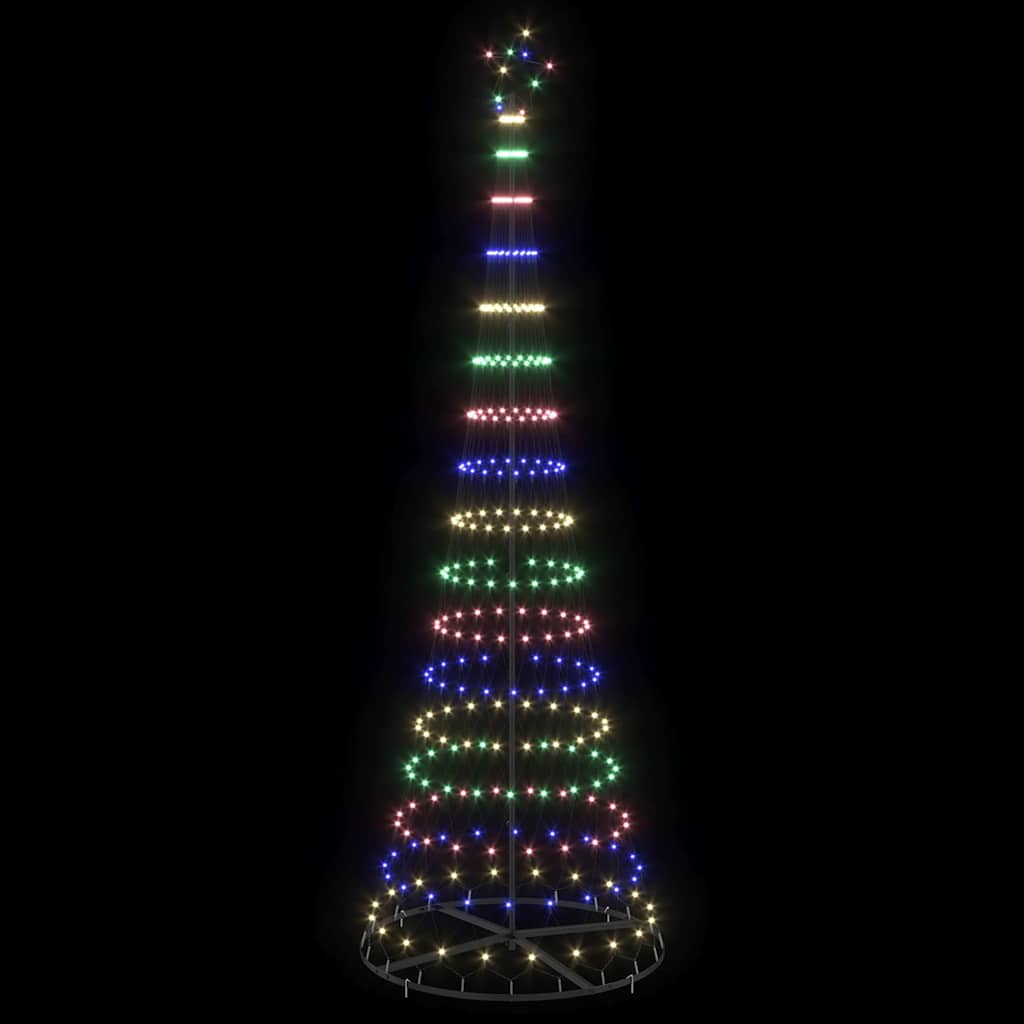 LED Χριστουγεννιάτικο Δέντρο Πολύχρωμο 302,5 εκ. Μέταλλο
