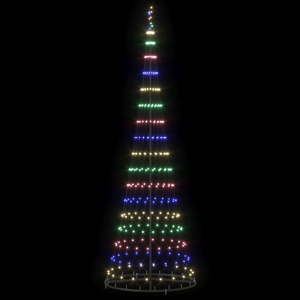 LED Χριστουγεννιάτικο Δέντρο Πολύχρωμο 302,5 εκ. Μέταλλο