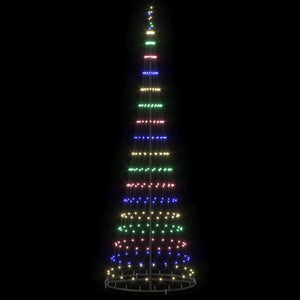 LED Χριστουγεννιάτικο Δέντρο Πολύχρωμο 302,5 εκ. Μέταλλο