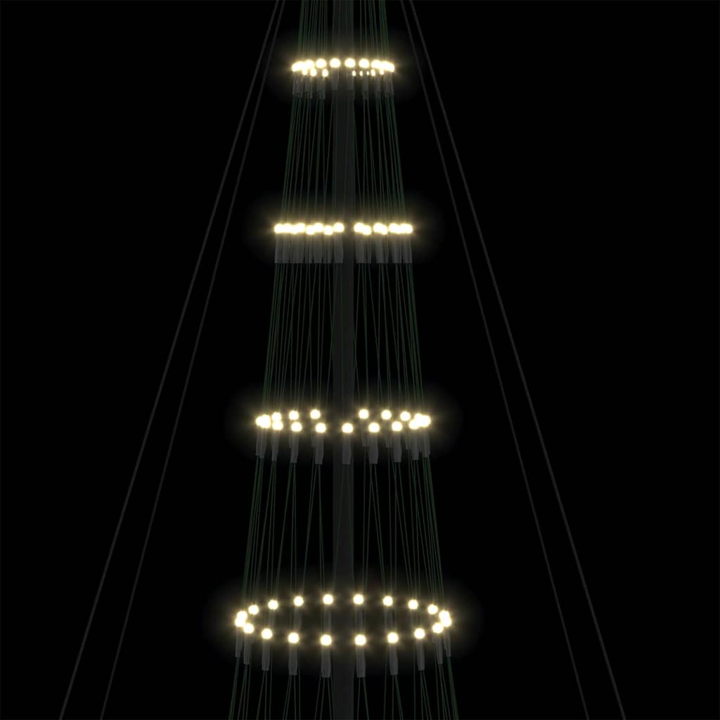 LED Χριστουγεννιάτικο Δέντρο Θερμό λευκό 399 εκ. Μέταλλο