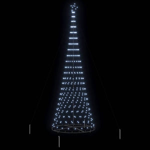 LED Χριστουγεννιάτικο Δέντρο Ψυχρό λευκό 399 εκ. Μέταλλο - Pakobazaar