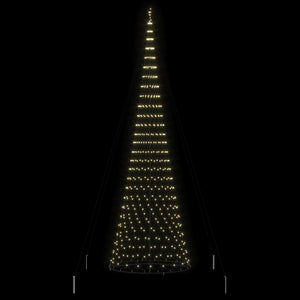LED Χριστουγεννιάτικο Δέντρο Θερμό λευκό 500 cm Μέταλλο