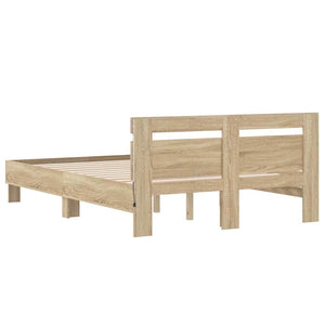 Σκελετός Κρεβατιού Σονόμα 137 x 190 cm Επεξεργασμένο ξύλο - Pakobazaar