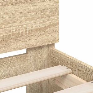 Σκελετός Κρεβατιού Σονόμα 152 x 203 cm Επεξεργασμένο ξύλο - Pakobazaar
