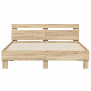 Σκελετός Κρεβατιού Σονόμα 152 x 203 cm Επεξεργασμένο ξύλο - Pakobazaar