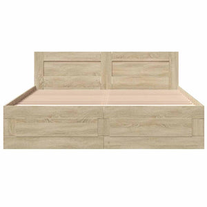 Σκελετός Κρεβατιού με κεφαλάρι 2 pcs Σονόμα 153 x 203 εκ. - Pakobazaar
