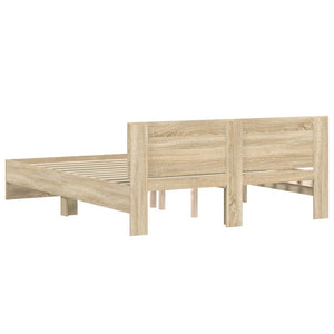 Σκελετός Κρεβατιού Σονόμα 152 x 203 cm Επεξεργασμένο ξύλο - Pakobazaar