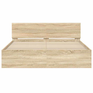 Σκελετός Κρεβατιού Σονόμα 152 x 203 cm Επεξεργασμένο ξύλο - Pakobazaar