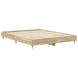 Σκελετός Κρεβατιού 2 pcs Σονόμα 152 x 203 cm Επεξεργασμένο ξύλο - Pakobazaar