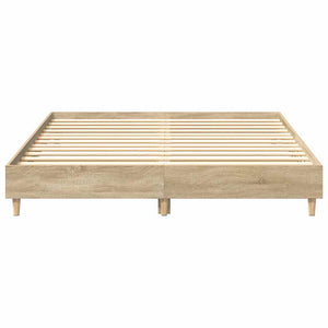 Σκελετός Κρεβατιού 2 pcs Σονόμα 152 x 203 cm Επεξεργασμένο ξύλο - Pakobazaar