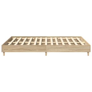 Σκελετός Κρεβατιού 2 pcs Σονόμα 152 x 203 cm Επεξεργασμένο ξύλο - Pakobazaar