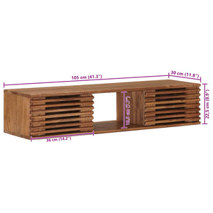 Ντουλάπι TV με αποθήκευση με πόρτα Φυσικό 105 x 30 x 22,5 εκ. - Pakobazaar