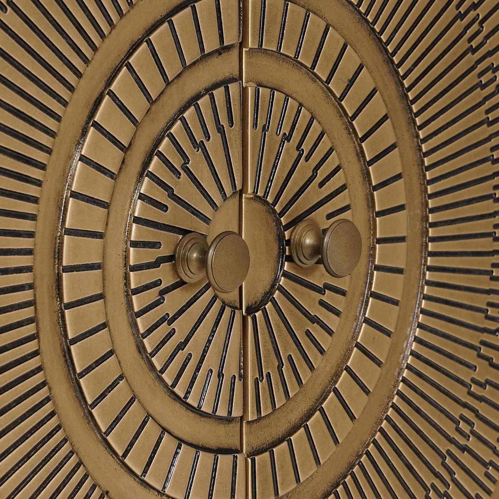 Πλαϊνό γραφείο Ορείχαλκος 53,5 x 30 x 70 εκ - Pakobazaar