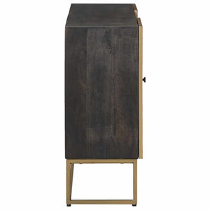 Πλαϊνό γραφείο Ορείχαλκος 105 x 30 x 70 εκ - Pakobazaar