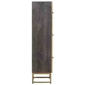 Highboard Ορείχαλκος 35 x 30 x 120 cm - Pakobazaar