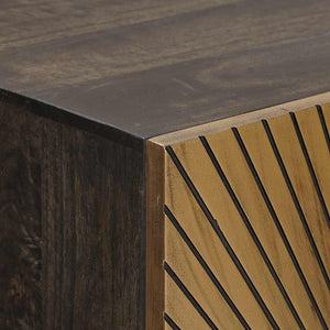Highboard Ορείχαλκος 53,5 x 30 x 95 εκ - Pakobazaar