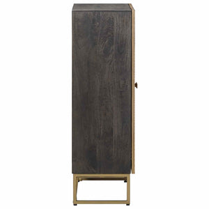 Highboard Ορείχαλκος 53,5 x 30 x 95 εκ - Pakobazaar
