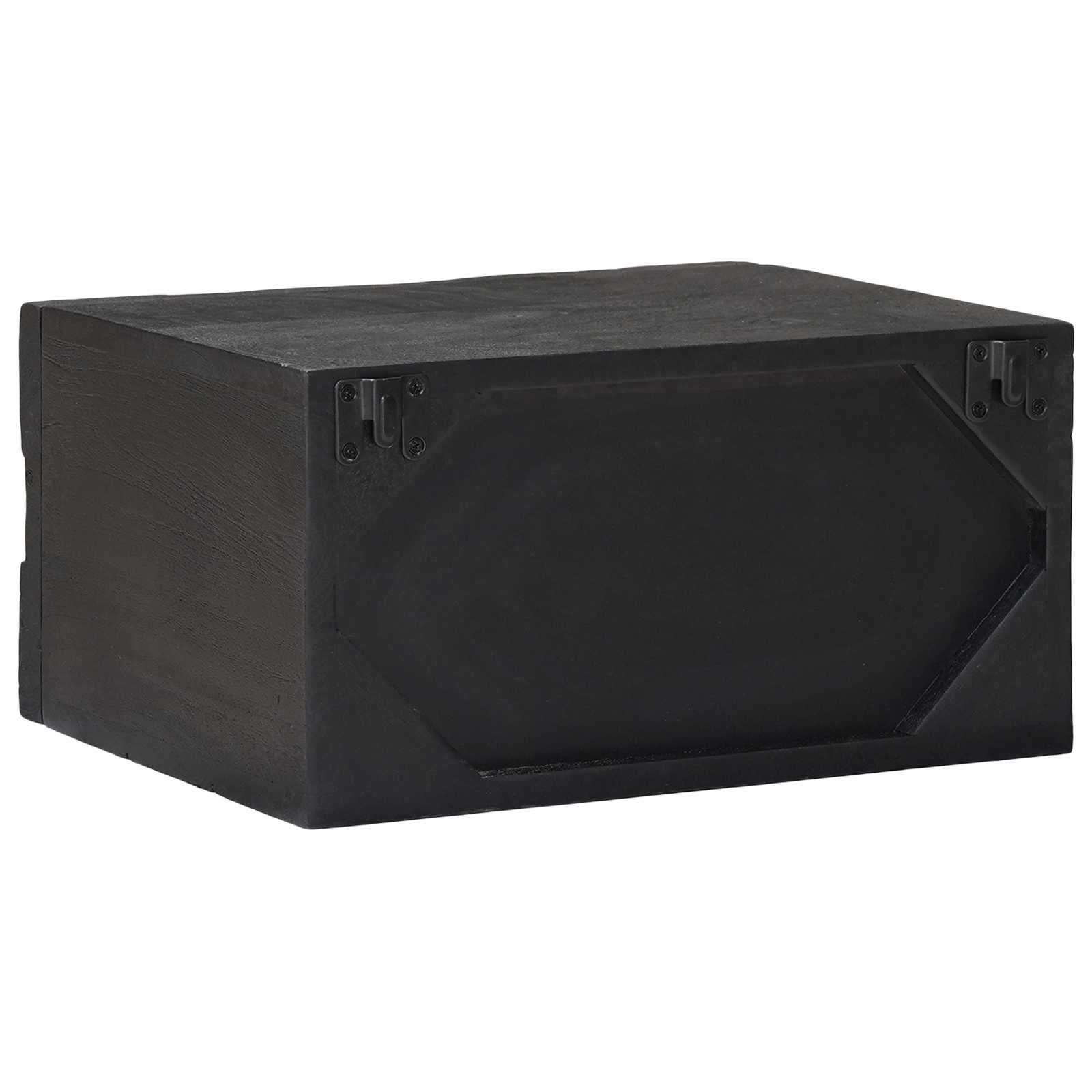 Κομοδίνο με συρτάρι Μαύρο 40 x 30 x 20 εκ - Pakobazaar