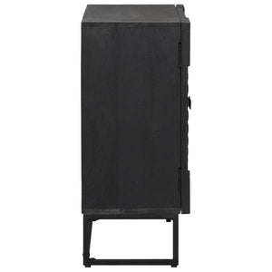 Πλαϊνό γραφείο Μαύρο 55 x 30 x 70 εκ. - Pakobazaar
