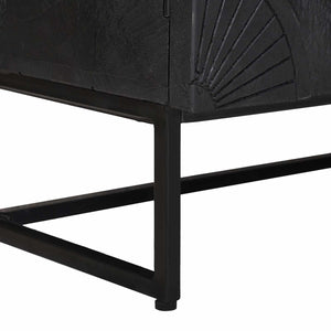 Highboard Μαύρο 55 x 30 x 95 εκ - Pakobazaar