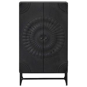 Highboard Μαύρο 55 x 30 x 95 εκ - Pakobazaar