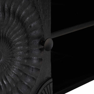 Ντουλάπι TV με ράφι με αποθήκευση Μαύρο 105 x 30 x 35 εκ - Pakobazaar